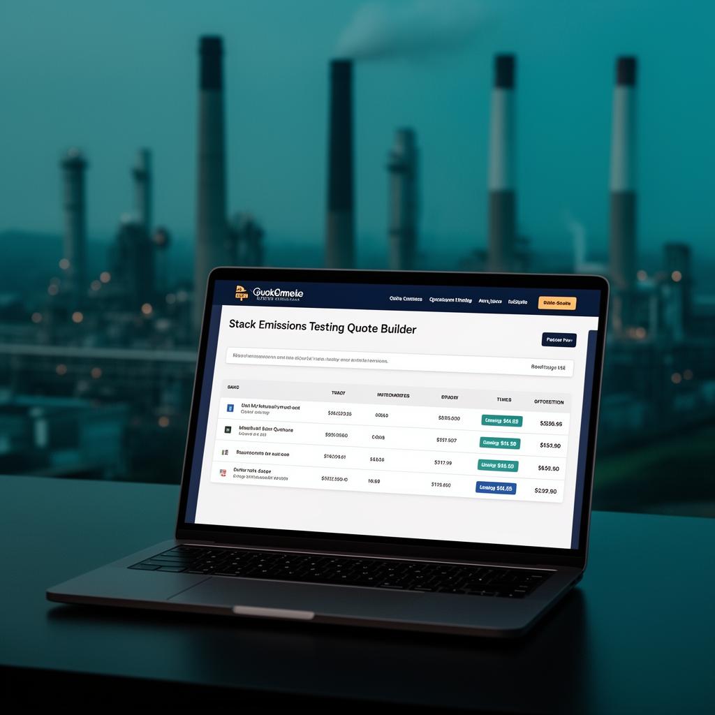 Online Stack Testing Quote UK — Stack Emissions & Monitoring by Alkali Environmental Consultants (UKAS Lab No. 24303, UK-wide)